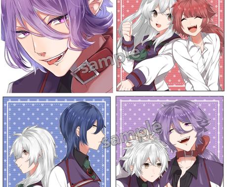 Snsアイコン 同人表紙等ご希望のイラスト描きます かっこいいキャラ可愛いキャラを求めている方 アイコン作成 ココナラ