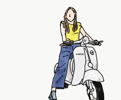 思い出の写真をかわいいイラストにします 繊細かつ動きのある雰囲気に仕上げるのが得意です イラスト作成 ココナラ