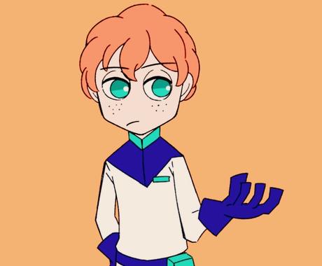 表情豊かなミニキャラアイコン描きます ちょっとアメリカンでポップなアイコンに 横顔もok アイコン作成 ココナラ