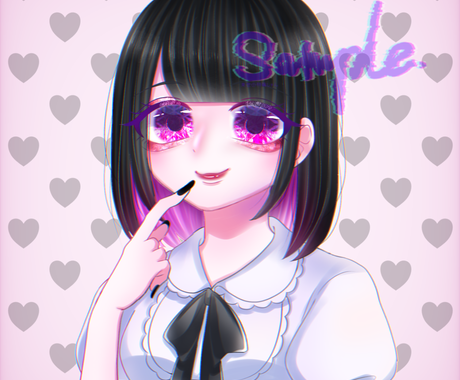 アイコンイラストお描きします 量産型 地雷系 病みかわいいがお好きな方へおすすめです アイコン作成 ココナラ