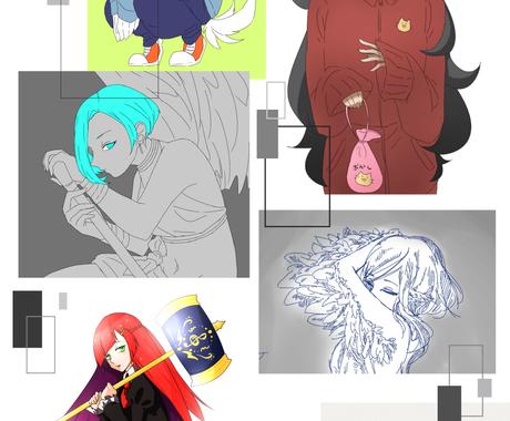 動画のサムネイラストを描きます Youtube ニコニコ動画で活動している方必見 イラスト作成 ココナラ