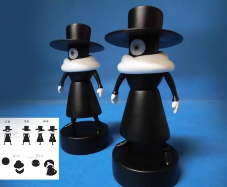 オリジナルフィギュア 15cmまで を制作します あなたが描いたオリジナルキャラクターを立体化します キャラクター作成 ココナラ