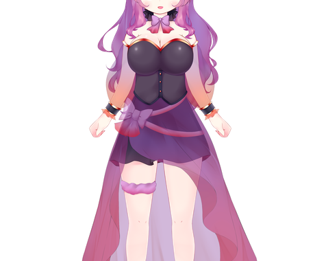 Vtuber等live2dイラスト作成します 誰でもvtuberに デビューまでお手伝いします キャラクター作成 ココナラ