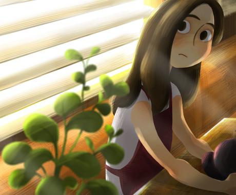 雰囲気強い 映画シーンのようなイラストを描きます ポスター はがき プレゼントに気持ち伝える絵をつけましょう イラスト作成 ココナラ