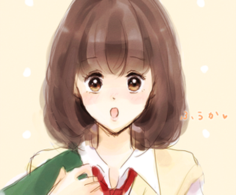 少女漫画風イラストアイコンを制作します ちょっと懐かしいほんわかな昭和の少女漫画風です アイコン作成 ココナラ