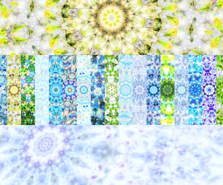 癒しの万華鏡背景を作ります あなたを飾る 世界でただひとつの模様を見つけます その他 イラスト 漫画 ココナラ