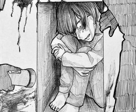 安価でダークなペン画描きます 鑑賞用 アイコン用 表紙素体にも ダークで緻密なイラスト イラスト作成 ココナラ