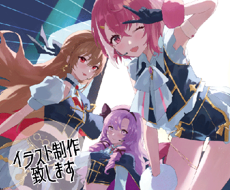 立ち絵、1枚絵等、高品質なイラスト承ります 商用利用◎VTuber、キービジュアル等 イメージ1