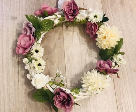 造花でリースやブーケを作ります 安くて可愛い造花のハンドメイド オリジナルグッズ販売 ココナラ