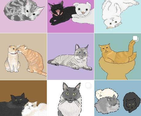 猫ちゃんのイラスト描きます かわいくゆるくトレースします ペットイラスト作成 ココナラ 猫ちゃんのイラスト描きます かわいくゆるくトレースします ペットイラスト作成 ココナラ