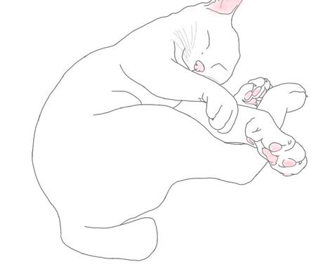 線画イラスト描きます 家族やペットのお写真を線画でオシャレに変身 アイコン作成 ココナラ