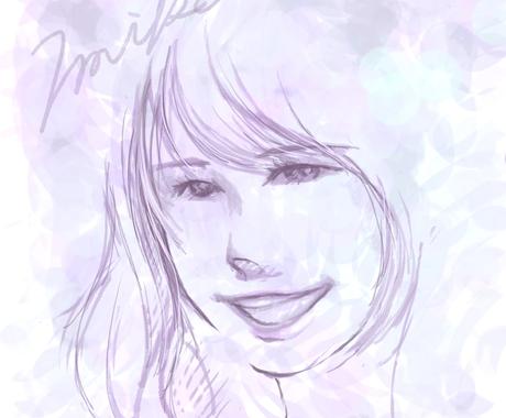 スケッチ風イラスト 似顔絵 描きます アイコンやプレゼントなどお好みでご利用ください イラスト作成 ココナラ