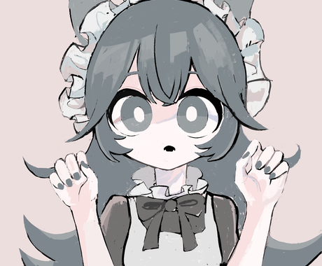 病み可愛い厚塗りアイコンヘッダーイラスト作成します 最短即日 少し暗めでかっこ可愛いイラストを作成致します アイコン作成 ココナラ