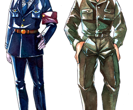 水彩絵の具で貴方の素敵なキャラクターを描きます 一点物のキャッチ な色彩でキャラのデザインから立ち絵まで キャラクター作成 ココナラ