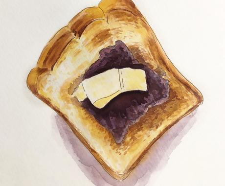 フードイラストを描きます メニュー表などに水彩画の柔らかいタッチの絵を イラスト作成 ココナラ
