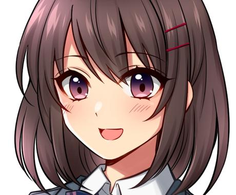 可愛い女の子のアイコンを制作いたします 可愛い系 萌え系 キレイ系の女の子が得意です アイコン作成 ココナラ