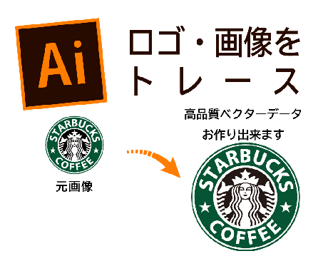 丁寧にトレース！ロゴや画像のAiデータお作りします ※カラー変更、納品形式などもご相談ください！ イメージ2