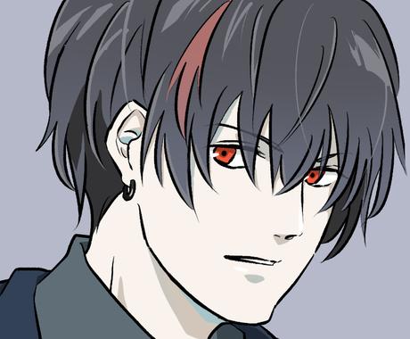 Sns用アイコン描きます スタイリッシュ アニメ塗り シンプルな絵が好きな方 アイコン作成 ココナラ