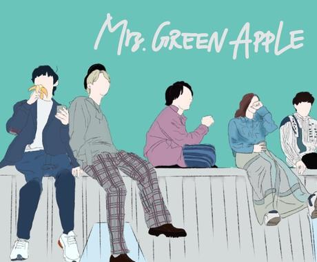 イラストを作成します お好きなバンドやお友達とのをイラストに ロゴデザイン ココナラ