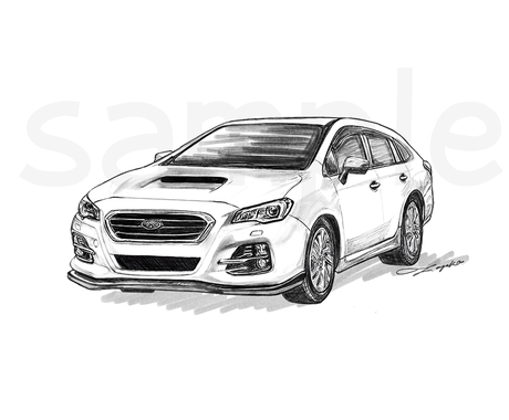 愛車イラストお描きします こだわりカスタムされてる愛車のイラスト注文しませんか イラスト作成 ココナラ