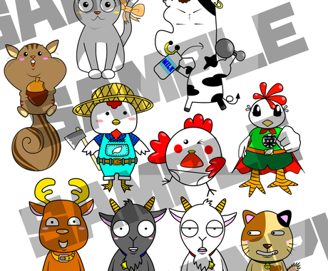 あなただけの ゆるキャラ 一緒に考えます プロフィール画像 企業 団体のpr にぴったり キャラクター作成 ココナラ