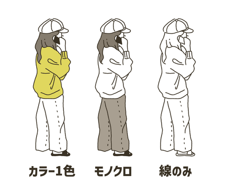 人物の写真を手書き風のイラストにします あなたや友達がイラストに アイコンなどにどうぞ イラスト作成 ココナラ