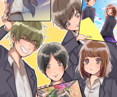 あなたの理想のキャラ作ります 可愛い女の子 かっこいい男の子 派手め 大人しめ キャラクター作成 ココナラ