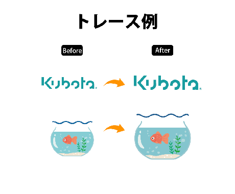 画像や手書きイラストをAiデータ化します Illustratorで丁寧にトレースします！ イメージ2