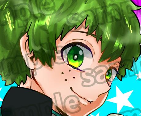 Snsアイコン等のイラストを描きます 可愛い女の子やかっこいい男の子 ちびキャラなど アイコン作成 ココナラ