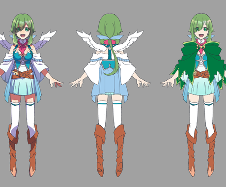 アニメ調キャラクターイラストを製作します Trpgや動画 Pbwの立ち絵が必要な方へ キャラクター作成 ココナラ