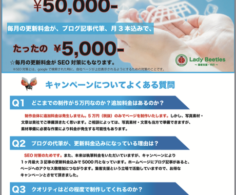 見やすくて ちゃんと結果の出る チラシを作ります 夏に向けて キャンペーンチラシなど作りたい方へ チラシ作成 フライヤーデザイン ココナラ