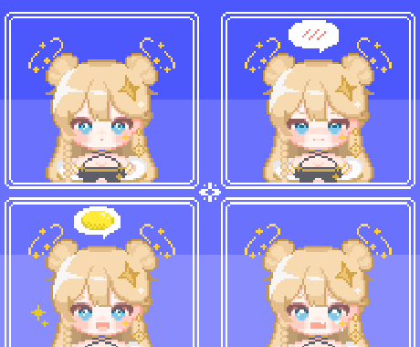 表情の変化が可愛い！ドット絵 バストアップ作ります VTuberキャラクターさんやオリジナルキャラクターさんで！ イメージ2