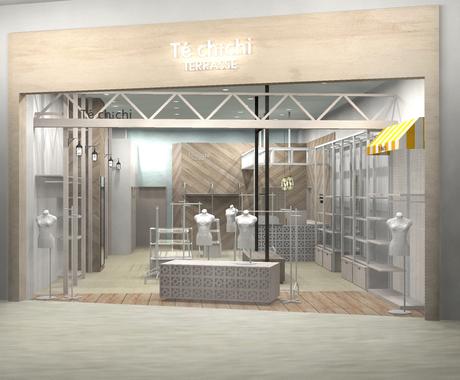 アパレルパースうけたまります アパレル店舗思い描く物をパースで再現します プレゼン用パース 建築 インテリア 図面デザイン ココナラ