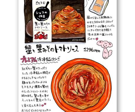 お料理 スイーツなど食べ物のイラスト承ります 記録用 贈り物 などに個人利用したい方へ イラスト作成 ココナラ