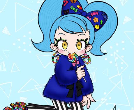 ポップでキュートなイラスト描きます オシャレなデフォルメキャラはおまかせください イラスト作成 ココナラ