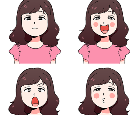 イラストアイコン描きます Snsのアイコンなどに 表情差分やポーズ差分も承ります アイコン作成 ココナラ