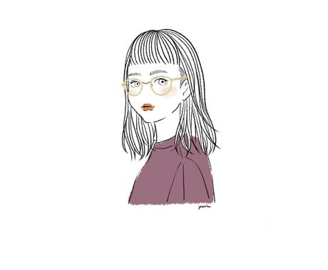 シンプルでオシャレなイラスト描きます 似顔絵 ウェルカムボード アイコンにもどうぞ 似顔絵作成 ココナラ
