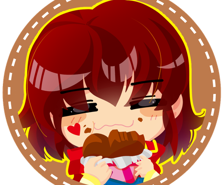 Snsアイコンサイズの主線無しイラスト承ります Snsアイコンサイズのイラストを承ります アイコン作成 ココナラ