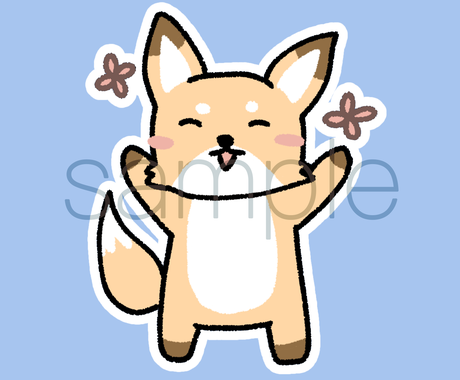 どうぶつのイラスト2枚描きます ゆる くかわいいどうぶつのイラストです 商用利用okです イラスト作成 ココナラ