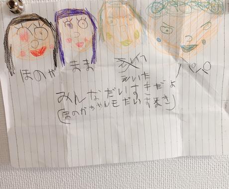 5歳児が心を込めてあなたの可愛い似顔絵描きます 優しいほんわかイラストで癒されませんか 似顔絵作成 ココナラ