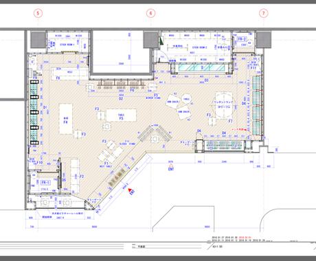 商業施設などの図面の作成をしております 平面図 展開図 天伏図 造作図面 什器図面 家具図面等の作成 建築 インテリア 図面デザイン ココナラ