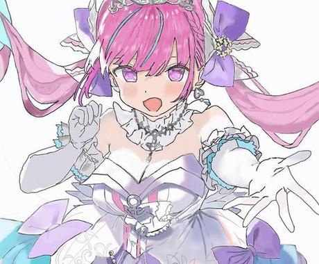 かわいい女のイラスト描きます イラストクオリティの可愛さと安さの両立 イラスト作成 ココナラ