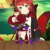 紅き狐深紅