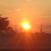 夕方の西の空