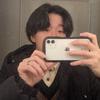 黒髪センターパート