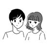 お月見夫婦