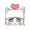 もっちもちのおもち_ゆるめイラスト
