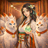白狐天女翡翠