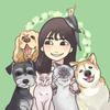 動物似顔絵sou