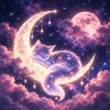 紫雲の月